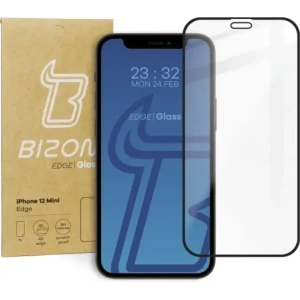 Kup Bizon Glass Edge Apple iPhone 12 Mini fekete - BIZ120 - {ean13} - Sklep Home Screen