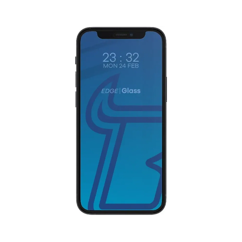 Szkło hartowane Bizon Glass Edge do Apple iPhone 12 Mini czarne