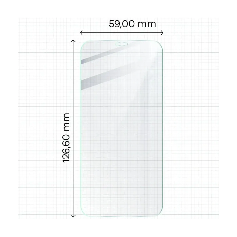 Szkło hartowane Bizon Glass Clear - 3 szt. + obiektyw Apple iPhone 12 Mini