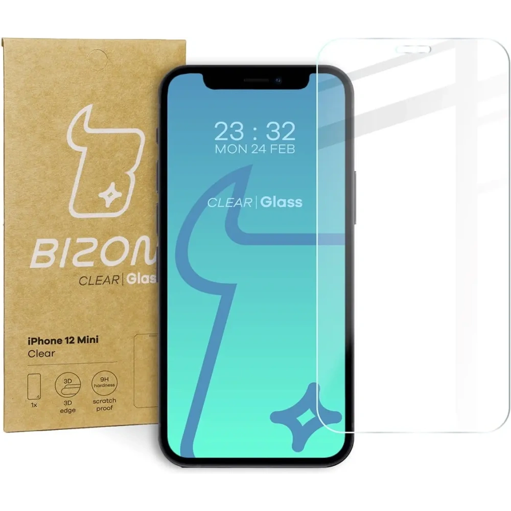 Szkło hartowane Bizon Glass Clear do Apple iPhone 12 Mini