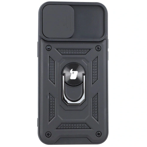 Kup Bizon Case CamShield Ring Apple iPhone 12 Pro Max negru - BIZ128 - {ean13} - Sklep Home Screen