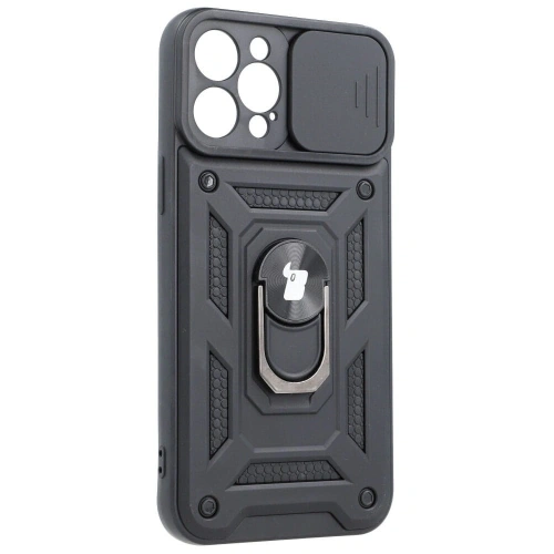 Kup Bizon Case CamShield Ring Apple iPhone 12 Pro Max negru - BIZ128 - {ean13} - Sklep Home Screen