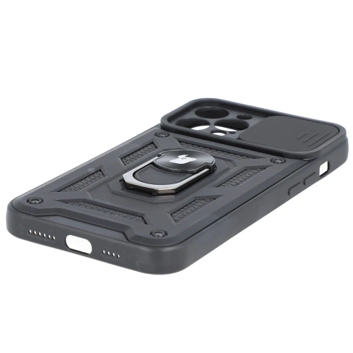 Kup Bizon Case CamShield Ring Apple iPhone 12 Pro Max negru - BIZ128 - {ean13} - Sklep Home Screen