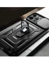 Kup Bizon Case CamShield Ring Apple iPhone 12 Pro Max negru - BIZ128 - {ean13} - Sklep Home Screen