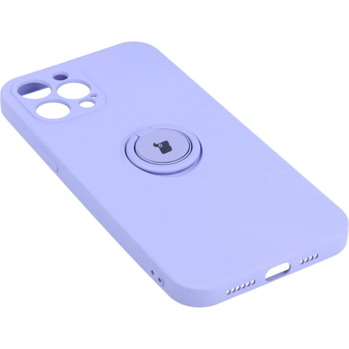 Kup Etui Bizon Case Silicone Ring do Apple iPhone 12 Pro Max fioletowe - BIZ130 - {ean13} - Sklep Home Screen
