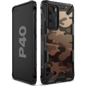 Kup Etui Ringke Fusion-X Huawei P40 Camo (Moro) Black - RGK1144MOB - {ean13} - Sklep Home Screen