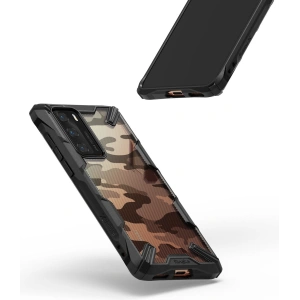 Kup Etui Ringke Fusion-X Huawei P40 Camo (Moro) Black - RGK1144MOB - {ean13} - Sklep Home Screen