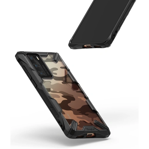 Kup Etui Ringke Fusion-X Huawei P40 Camo (Moro) Negru - RGK1144MOB - {ean13} - Sklep Home Screen