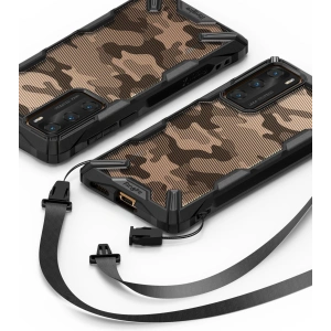 Kup Etui Ringke Fusion-X Huawei P40 Camo (Moro) Black - RGK1144MOB - {ean13} - Sklep Home Screen