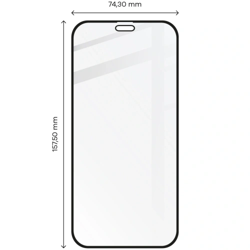 Kup Bizon Glass Edge Apple iPhone 12 Pro Max negru - BIZ133 - {ean13} - Sklep Home Screen