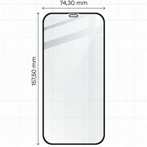 Kup Bizon Glass Edge CF gehärtetes Glas - [2 PACK] + Objektivschutz Apple iPhone 12 Pro Max schwarz - BIZ134 - {ean13} - Sklep Home Screen