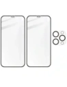Kup Bizon Glass Edge CF sticlă securizată - [2 PACK] + protecție pentru lentile Apple iPhone 12 Pro Max negru - BIZ134 - {ean13} - Sklep Home Screen