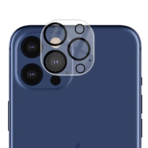 Kup Bizon Glass Edge CF sticlă securizată - [2 PACK] + protecție pentru lentile Apple iPhone 12 Pro Max negru - BIZ134 - {ean13} - Sklep Home Screen