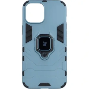 Etui Bizon Case Armor Ring do Apple iPhone 12 Pro Max niebieskie