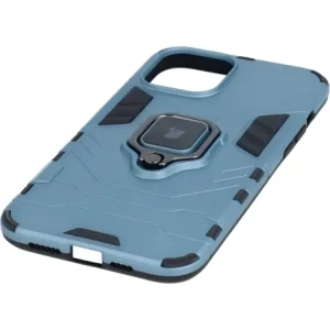 Etui Bizon Case Armor Ring do Apple iPhone 12 Pro Max niebieskie