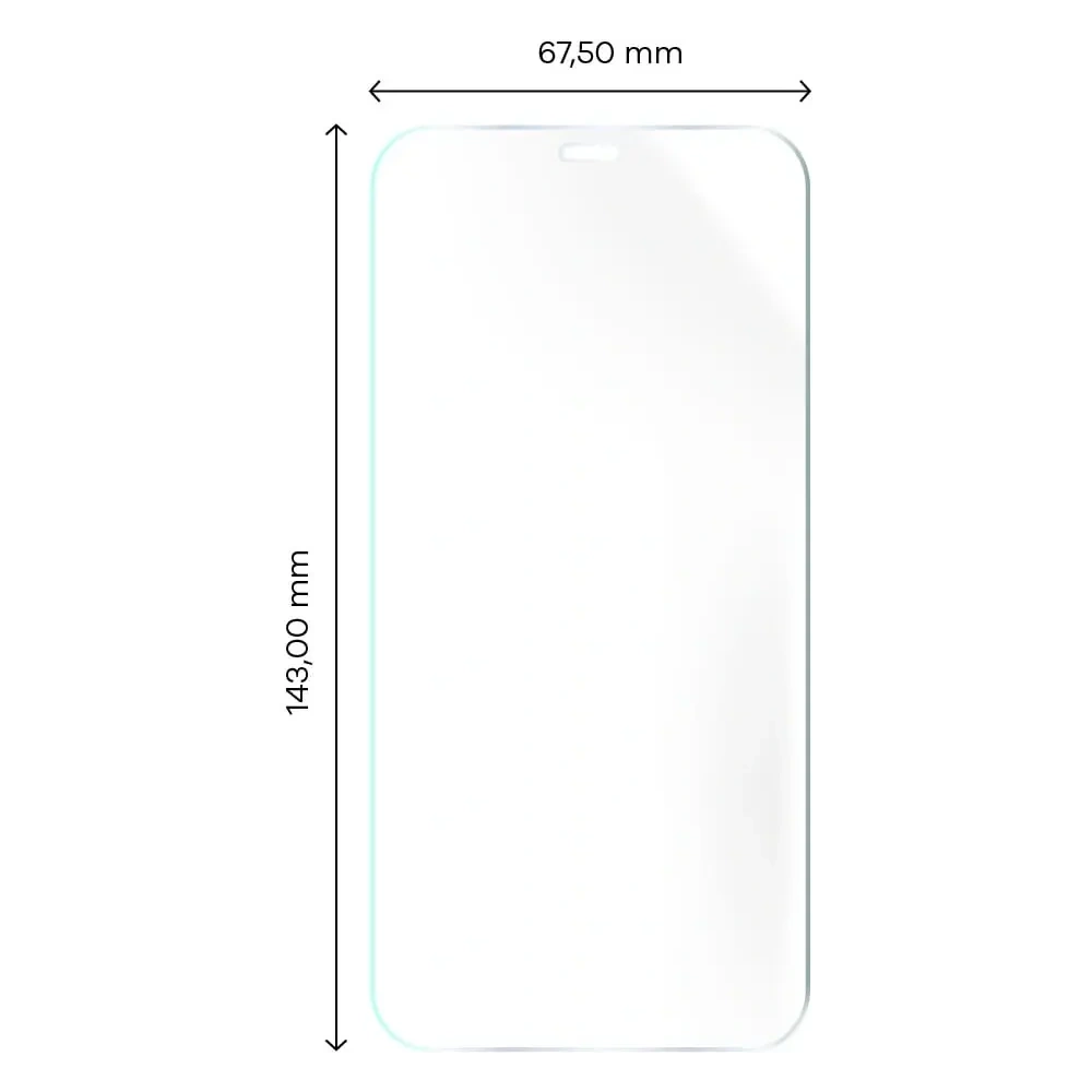 Folia hydrożelowa na ekran Bizon Glass Hydrogel Apple iPhone 12 / 12 Pro [2 PACK]