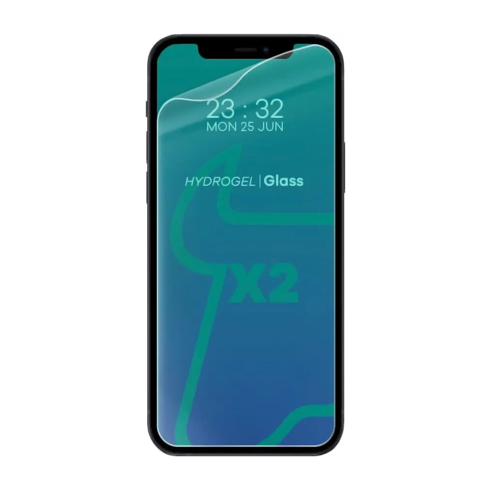 Folia hydrożelowa na ekran Bizon Glass Hydrogel Apple iPhone 12 / 12 Pro [2 PACK]