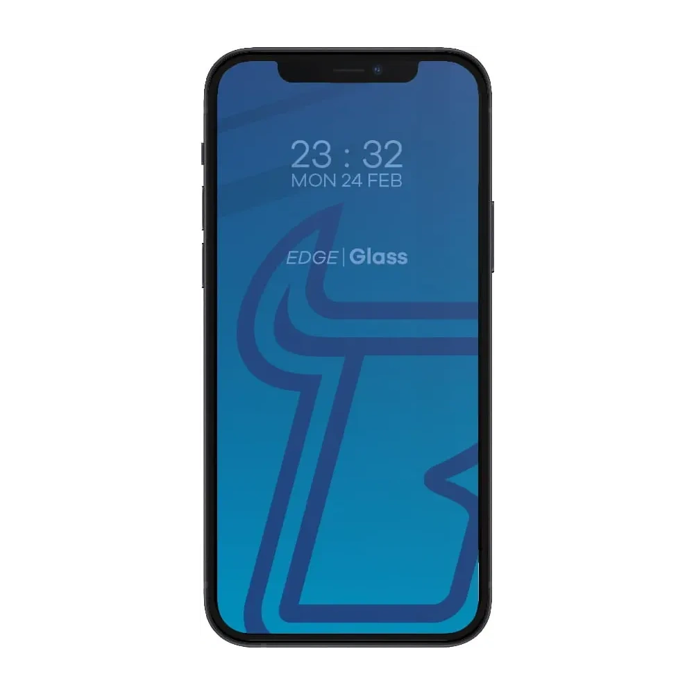 Szkło hartowane Bizon Glass Edge do Apple iPhone 12 / 12 Pro czarne