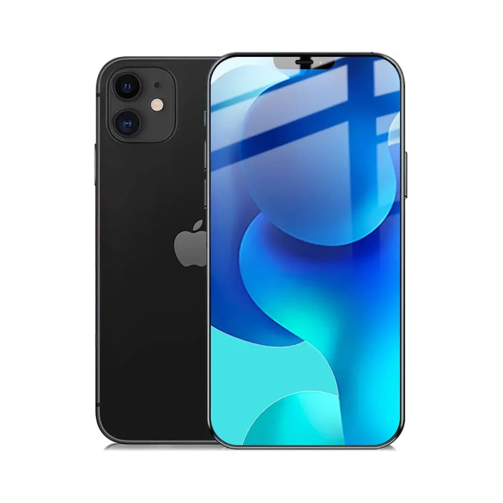 Szkło hartowane Bizon Glass Edge do Apple iPhone 12 / 12 Pro czarne