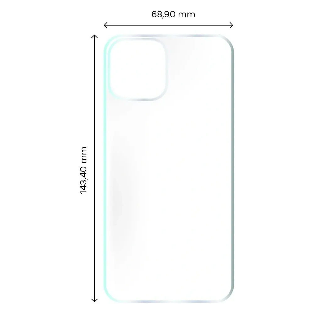 Folia hydrożelowa na tył Bizon Glass Hydrogel Apple iPhone 12 / 12 Pro [2 PACK]