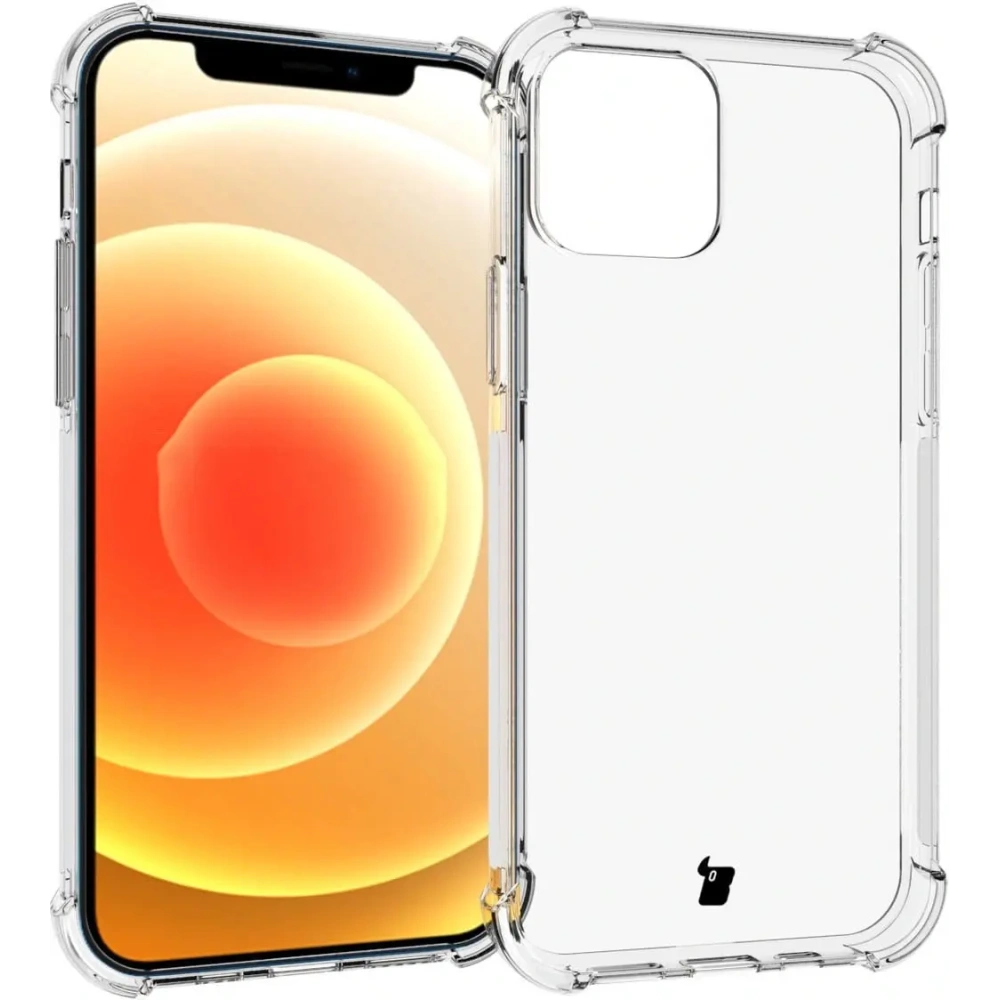 Etui + 2x szkło na ekran + obiektyw Bizon Case Clear Pack do Apple iPhone 13 przezroczyste