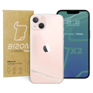 Kup Folia hydrożelowa na tył i przód Bizon Glass Hydrogel Apple iPhone 13 - BIZ148 - {ean13} - Sklep Home Screen