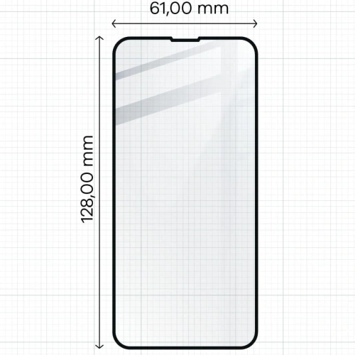 Kup Bizon Glass Edge Apple iPhone 13 Mini schwarz - BIZ154 - {ean13} - Sklep Home Screen