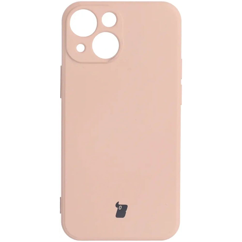 Etui Bizon Case Silicone do Apple iPhone 13 Mini jasnoróżowe