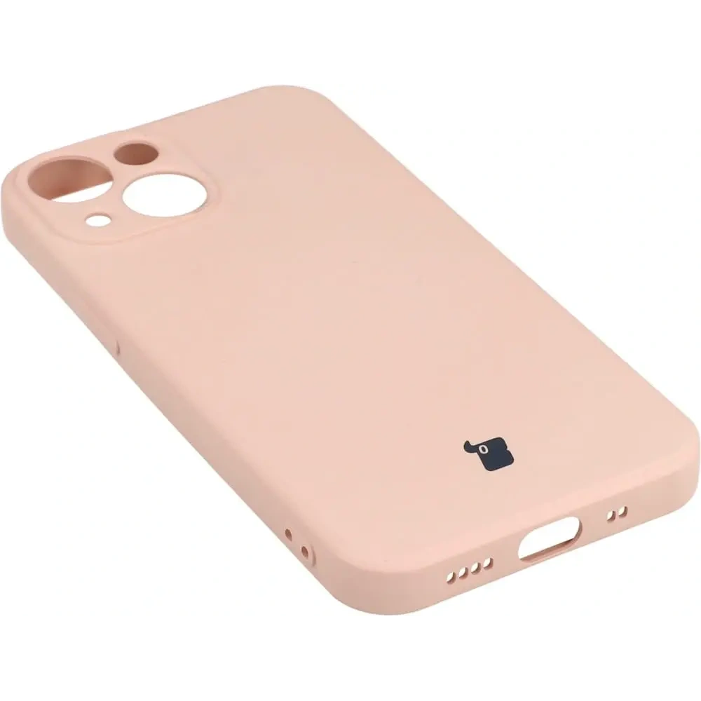 Etui Bizon Case Silicone do Apple iPhone 13 Mini jasnoróżowe