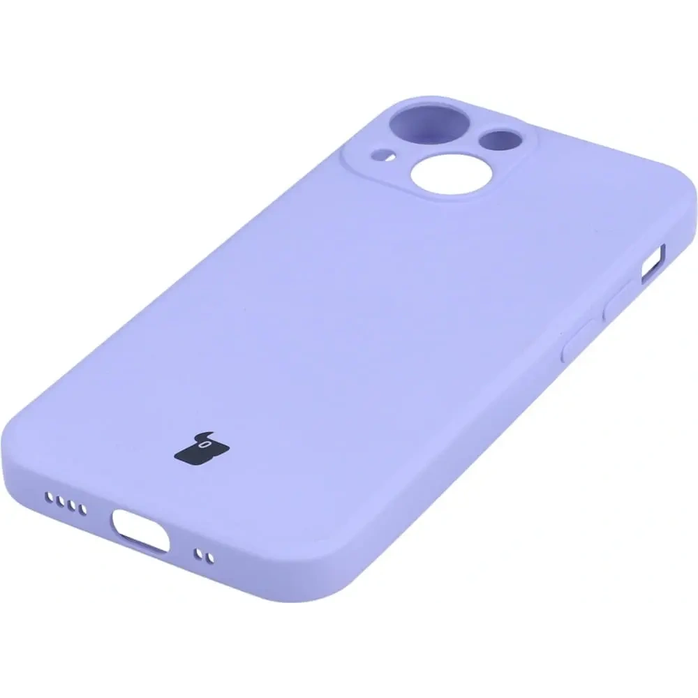 Etui Bizon Case Silicone do Apple iPhone 13 Mini fioletowe