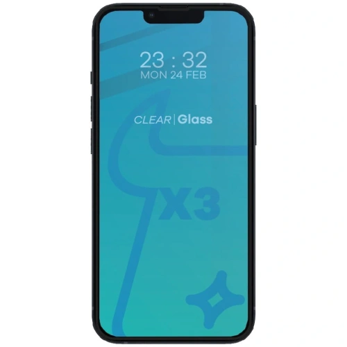 Kup Szkło hartowane Bizon Glass Edge - [2 PACK] + ochrona na obiektyw Apple iPhone 13 Pro czarne - BIZ160 - {ean13} - Sklep Home Screen
