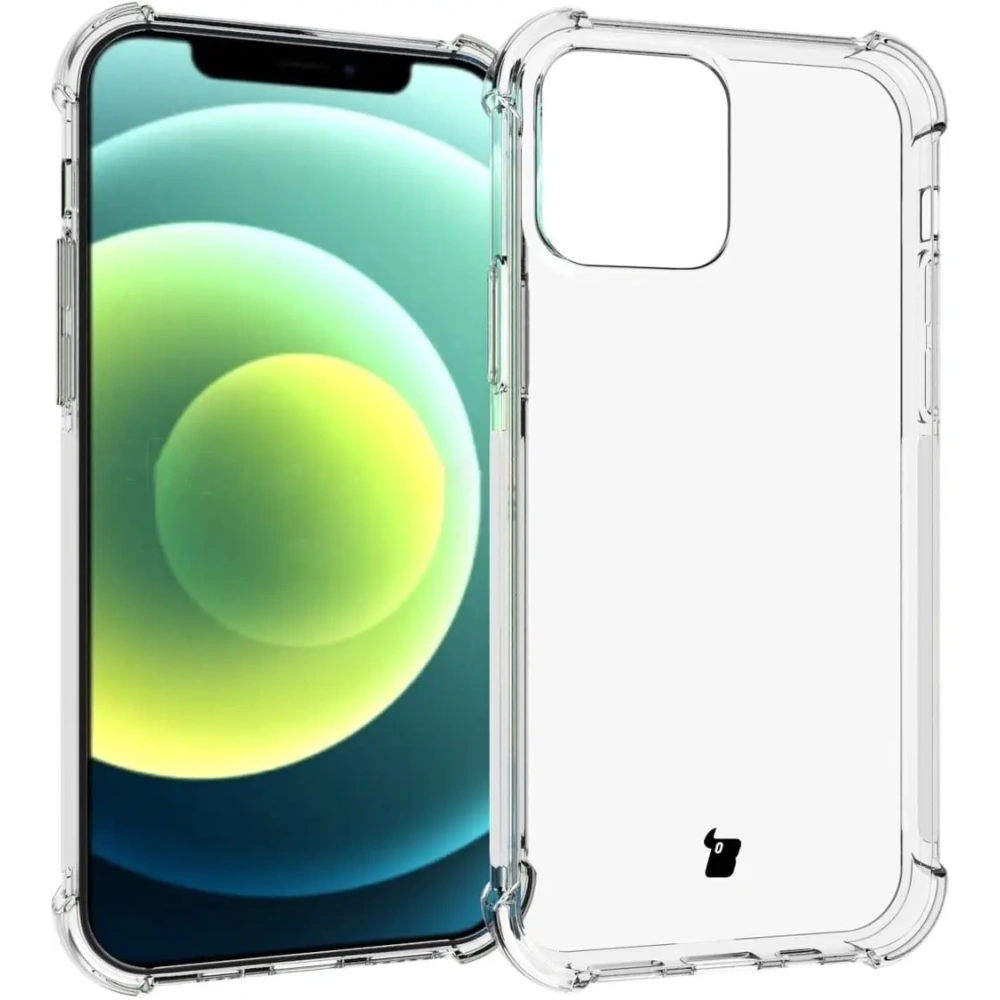 Etui + 2x szkło na ekran + obiektyw Bizon Case Clear Pack do Apple iPhone 13 Pro przezroczyste
