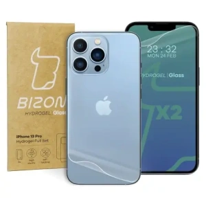 Kup Fólie z hydrogelem na zadní a přední stranu Bizon Glass Hydrogel Apple iPhone 13 Pro - BIZ164 - {ean13} - Sklep Home Screen