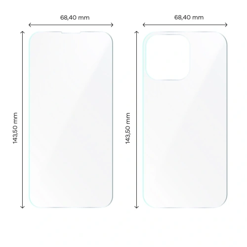 Kup Folia hydrożelowa na tył i przód Bizon Glass Hydrogel Apple iPhone 13 Pro - BIZ164 - {ean13} - Sklep Home Screen