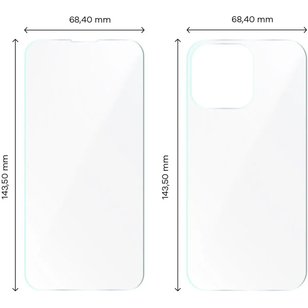 Folia hydrożelowa na tył i przód Bizon Glass Hydrogel Apple iPhone 13 Pro