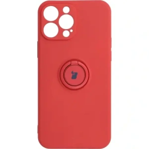 Kup Bizon Case Silikonring Apple iPhone 13 Pro Max dunkelrosa - BIZ165 - {ean13} - Sklep Home Screen