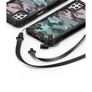 Kup Etui Ringke Fusion-X Huawei P40 Lite Camo (Moro) Black - RGK1141MOB - {ean13} - Sklep Home Screen