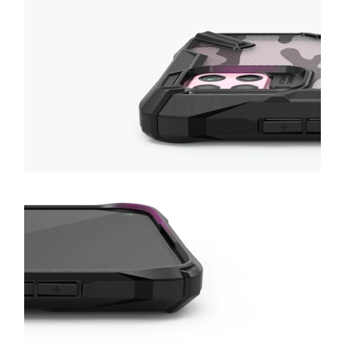 Kup Etui Ringke Fusion-X Huawei P40 Lite Camo (Moro) Fekete - RGK1141MOB - {ean13} - Sklep Home Screen