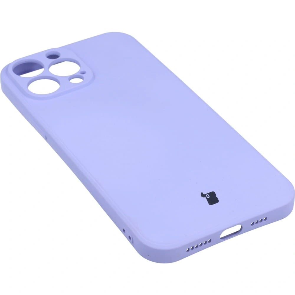 Etui Bizon Case Silicone do Apple iPhone 13 Pro Max fioletowe