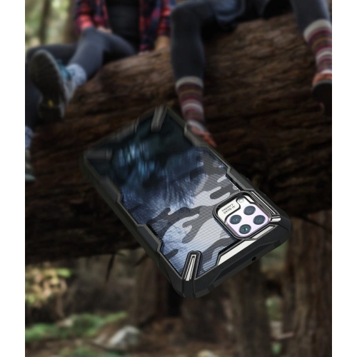 Kup Etui Ringke Fusion-X Huawei P40 Lite Camo (Moro) Fekete - RGK1141MOB - {ean13} - Sklep Home Screen