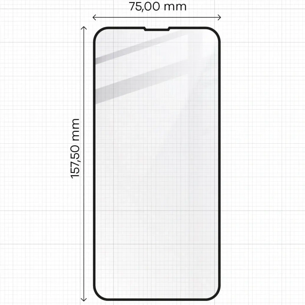 Szkło hartowane Bizon Glass Edge - [2 PACK] + ochrona na obiektyw Apple iPhone 13 Pro Max czarne