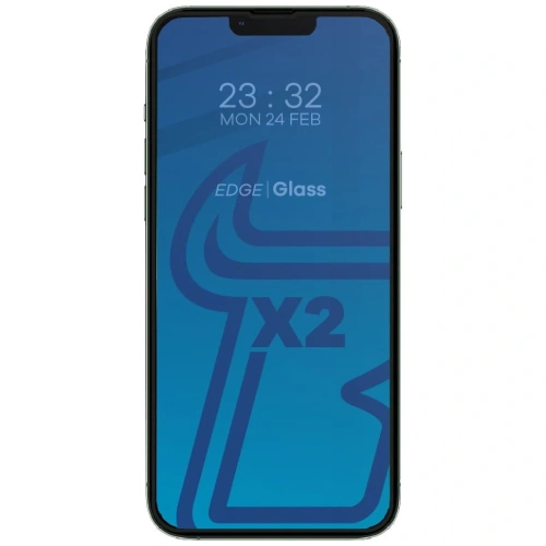 Buy Bizon Glass Edge tempered glass - [2 PACK] + lens protection Apple iPhone 13 Pro Max black - BIZ175 - {ean13} - Home Screen Store Europe
