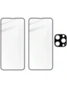 Kup Bizon Glass Edge gehärtetes Glas - [2 PACK] + Linsenschutz Apple iPhone 13 Pro Max schwarz - BIZ175 - {ean13} - Sklep Home Screen