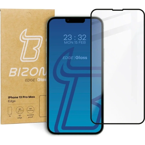 Buy Bizon Glass Edge Apple iPhone 13 Pro Max black - BIZ176 - {ean13} - Home Screen Store Europe