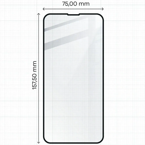 Buy Bizon Glass Edge Apple iPhone 13 Pro Max black - BIZ176 - {ean13} - Home Screen Store Europe
