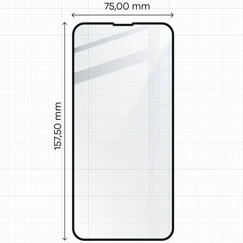 Szkło hartowane Bizon Glass Edge do Apple iPhone 13 Pro Max czarne