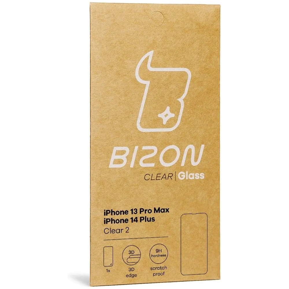Szkło hartowane Bizon Glass Clear 2 do Apple iPhone 14 Plus / Apple iPhone 13 Pro Max