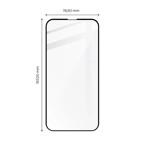 Buy Bizon Glass Edge 2 Apple iPhone 14 Plus / 13 Pro Max black - BIZ180 - {ean13} - Home Screen Store Europe