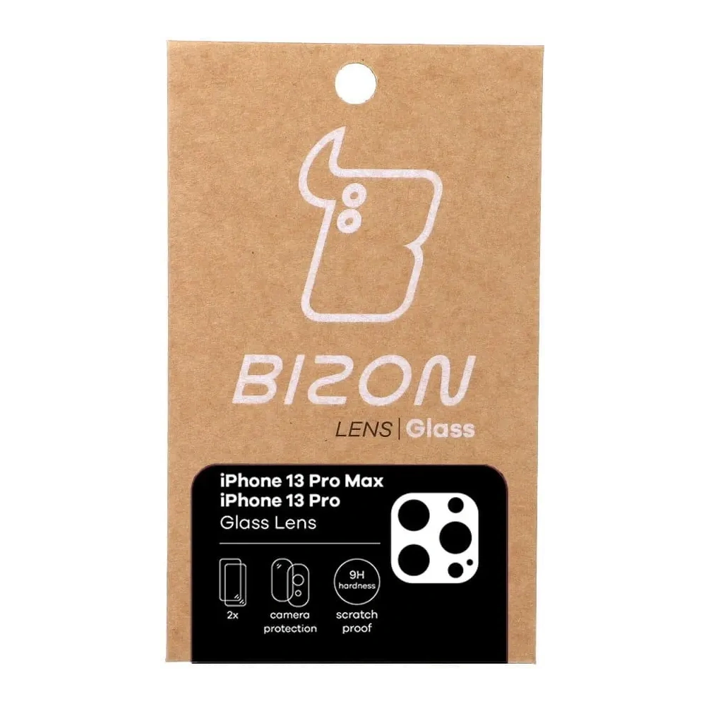 Szkło na aparat Bizon Glass Lens do Apple iPhone 13 Pro / 13 Pro Max [2 PACK]