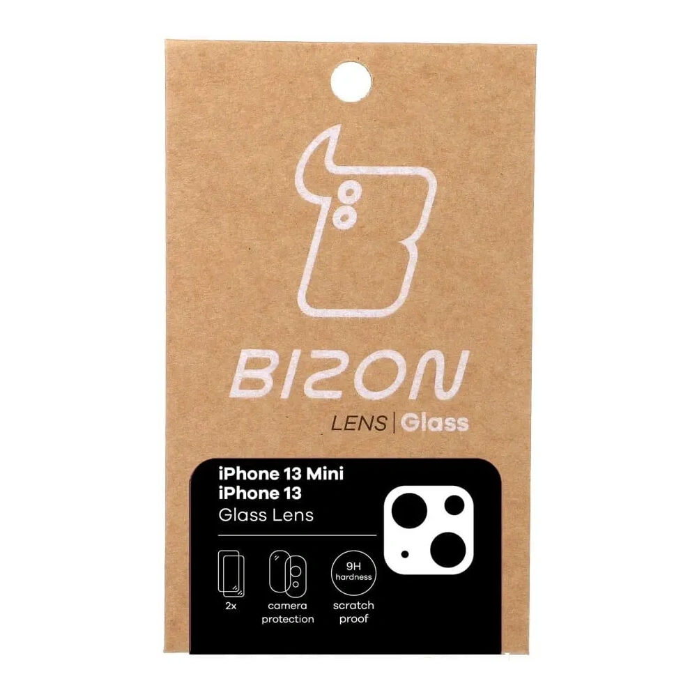 Szkło na aparat Bizon Glass Lens do Apple iPhone 13 / 13 Mini [2 PACK]